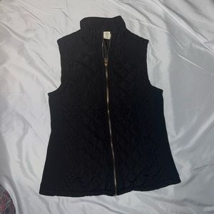 Super Cute Black ASPEN Puffy Quilted Vest